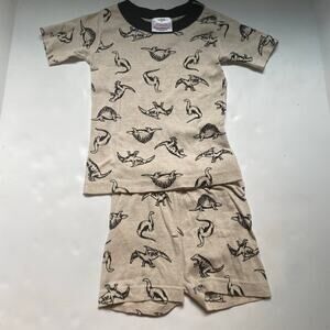 Hanna Andersson Dinosaur Dino Summer Short Sleeve PJs Pajamas